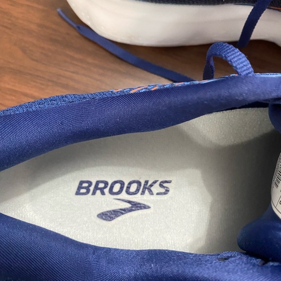 Brooks Glycerin 2.0 Men’s Running Athletic Shoes Blue Orange - Picture 2 of 11